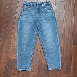 Cello Distressed Ankle Jeans with back seams size 9